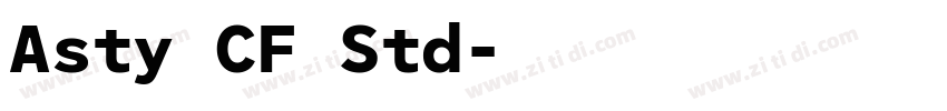 Asty CF Std字体转换 Asty CF Std字体转换